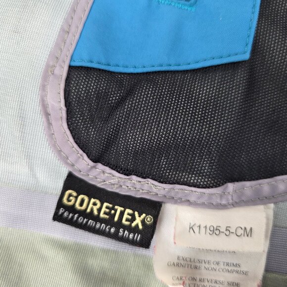 Marmot Gore Tex Hiking  Rain Jacket Full Zip Hooded Soft Shell Blue Sz S - Picture 14 of 16